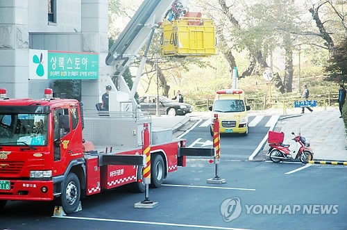 <카메라뉴스> 광주서부소방, 가스폭발대비 구조훈련