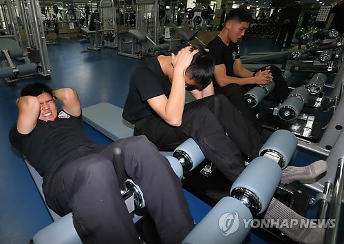 국방부 근무지원단 병영생활관 헬스장