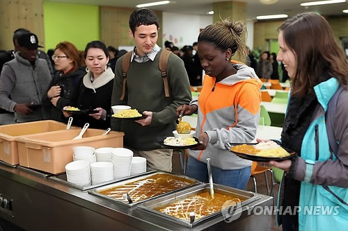 선문대 할랄 푸드코트 모슬렘 학생에 인기