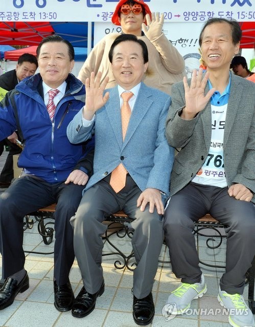 최문순 강원지사, 광주에서 양양공항 광주노선 홍보