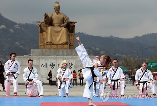 미국 익스트림 태권도 시범