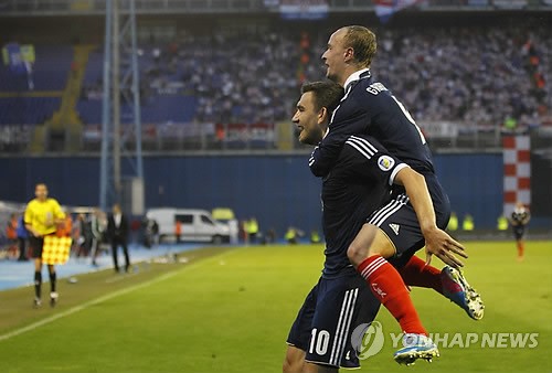 'FIFA 랭킹 4위' 크로아티아, 스코틀랜드에 0-1 석패