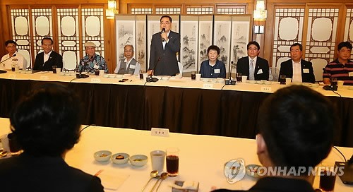 총리, 보훈가족 위로