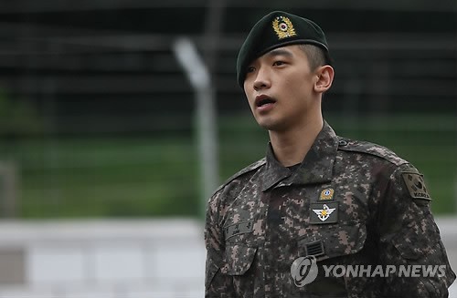 병장 정지훈에서 가수 비로
