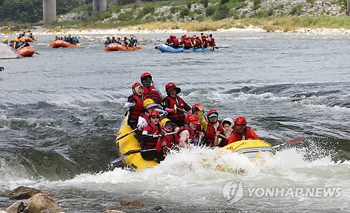 산청 경호강래프팅 무더위 탈출 최고