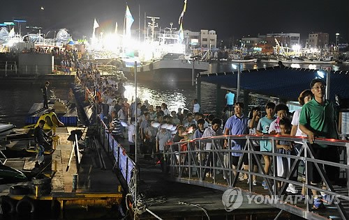 목포 해양문화축제 해상 파시 인기
