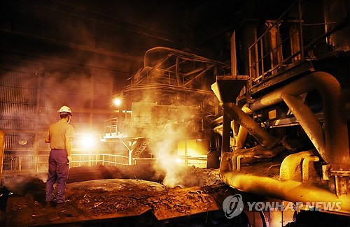 기업체 절전 위해 가동 중단한 전기로