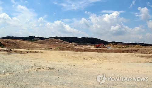 토목공사 중인 세종시 2-2생활권