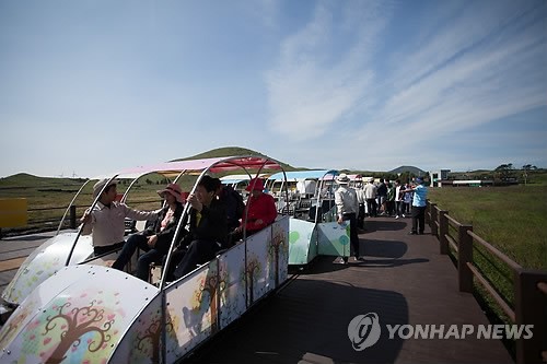 개장 앞둔 제주 레일바이크 체험장