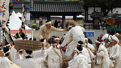 농업인 두레풍물이 한자리에