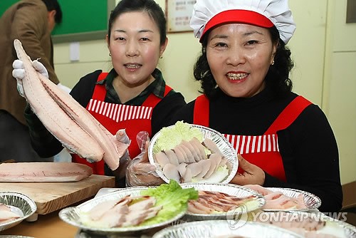 추자도 수산물 맛보세요