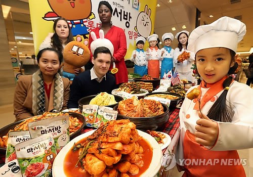 한울김치, 마서방꼬마김치 선보여