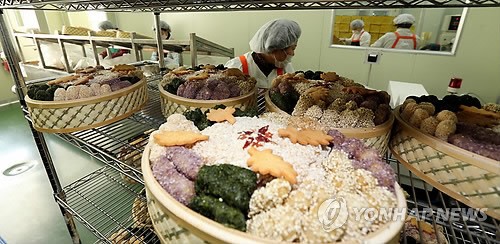 우리 농산물로 만든 한과