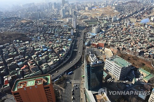 국내 첫 고가차도 아현고가도로 철거