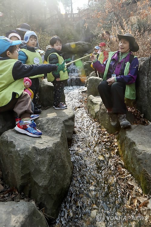 상암산에 유아숲 체험장 개장