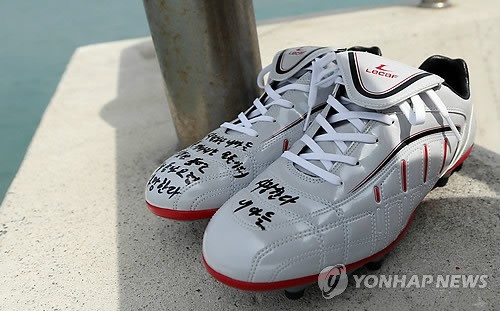 <세월호참사> 축구화만 덩그러니