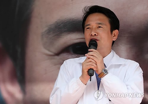 지지 호소하는 남경필 경기지사 후보