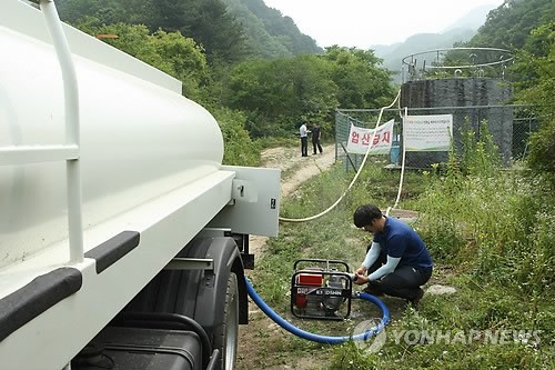 식수난 겪는 농촌마을 급수 지원