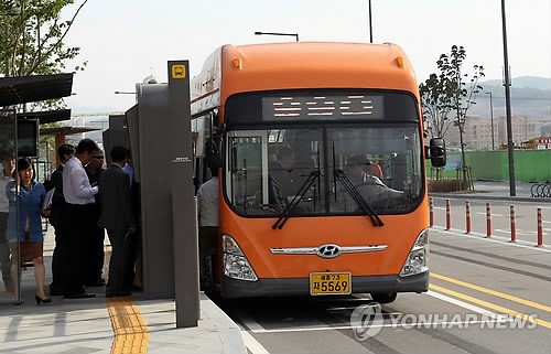 세종시 BRT 차량 6대 추가 투입…배차간격 단축