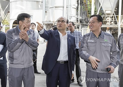 정연만 환경차관, 폐기물처리 사업장 방문