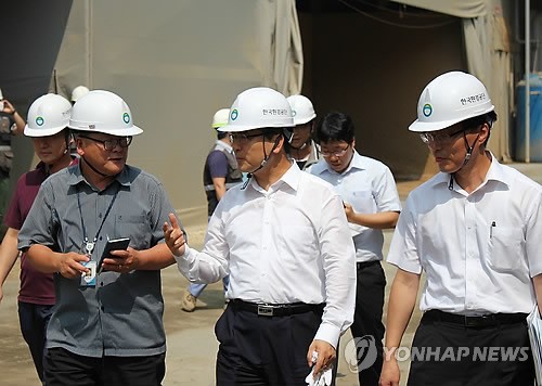 정연만 환경차관, 토양정화 현장 방문