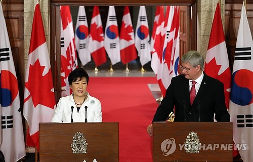 한-캐나다, '전략적동반자 관계'로 격상