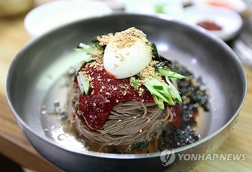눈길 드라이빙 후 시원한 막국수 한그릇