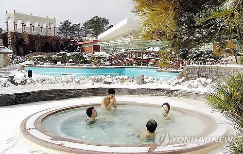 예산 리솜스파캐슬 노천탕