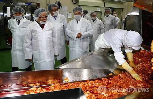이동필 장관 할랄인증 식품업체 방문