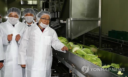 이동필 장관 할랄인증 식품업체 방문