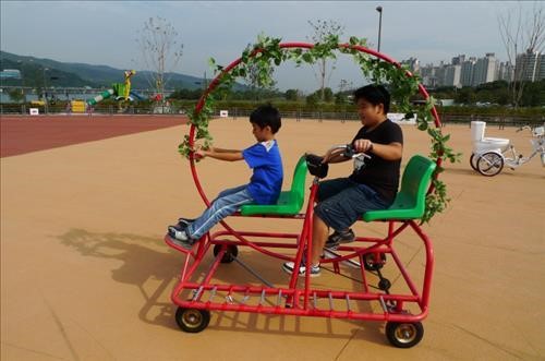 광나루공원서 이색자전거·레일바이크 체험해요
