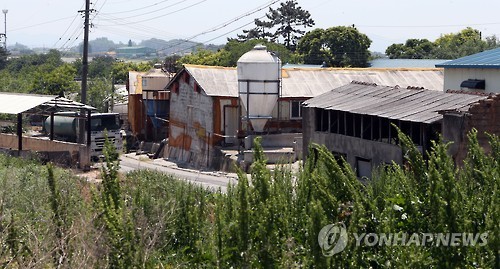 폐허되어 가는 익산 한센인 이주단지