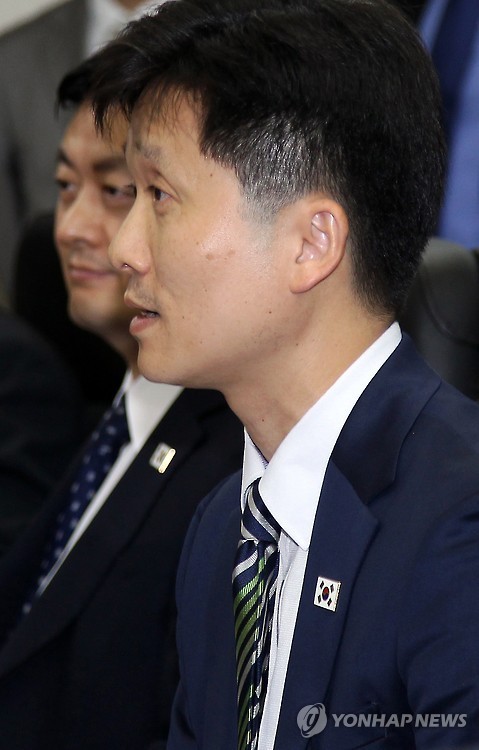 모두발언하는 이상민 남북협력지구발전기획단장