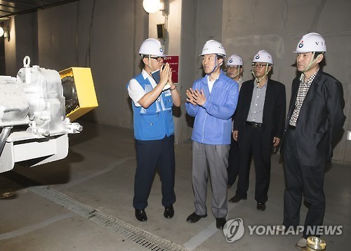 윤성규 환경장관, 환경기초시설 현장 방문