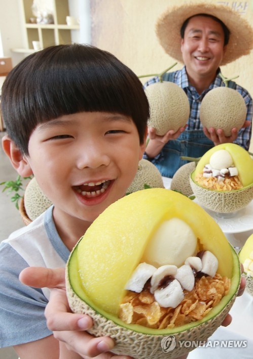 설빙 메론빙수 리얼통통메론 출시