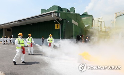 2015 을지연습 고압가스공장 화재 진압 훈련