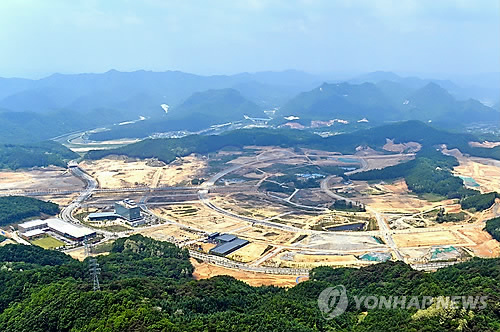 원주기업도시 1단계 조성사업 준공