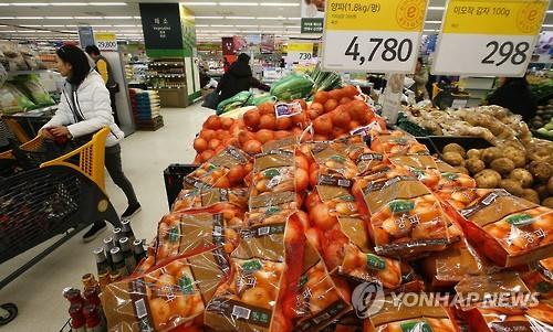 양파가 금파 11월 가격 99% 상승