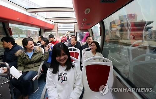 하프탑 시티투어 버스로 서울관광 즐겨요!