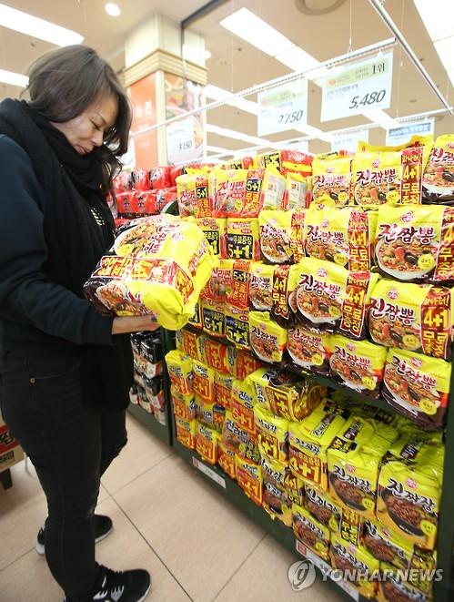 짬뽕 라면 열풍