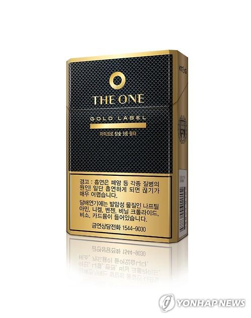 KT&G, 프리미엄 신제품 더원 골드라벨 출시