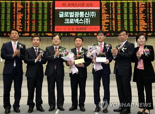 글로벌광통신(주) 및 크로넥스(주) 코넥스시장 신규상장기념식