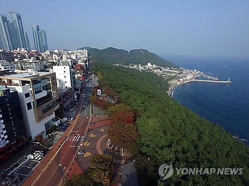 해운대 달맞이길 관광버스 주차장 조성