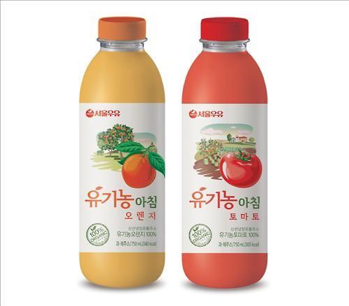 서울우유, 과일주스 유기농아침 출시