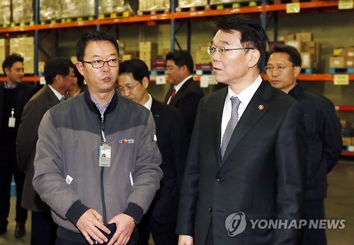 김포 물류단지 방문한 강호인 장관