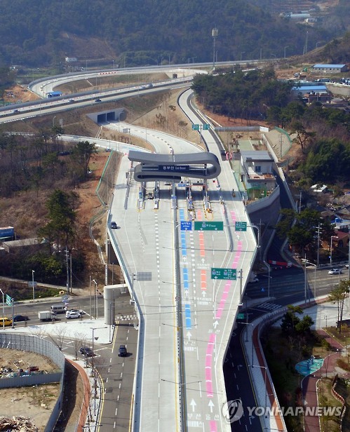 동부산단지-고속도로 4월1일 개통