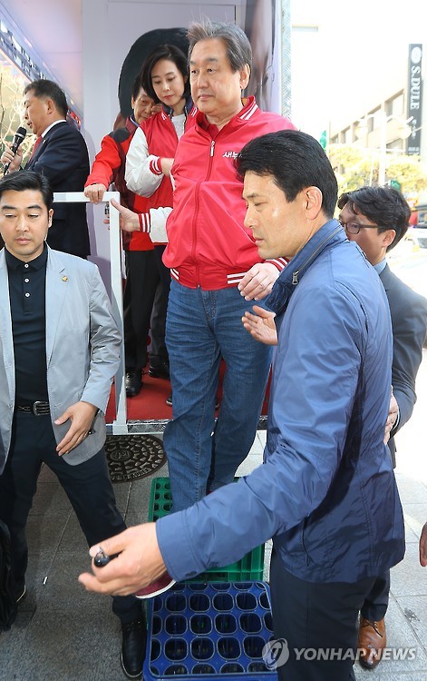 <총선> 내려올때는 조심조심