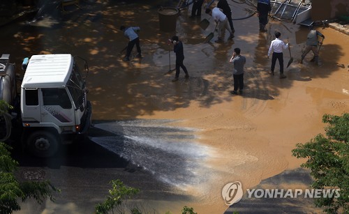 여의도 물차 떴다!