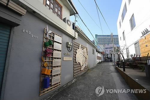 광주 골목문화 상징 펭귄 마을에 공예거리 조성
