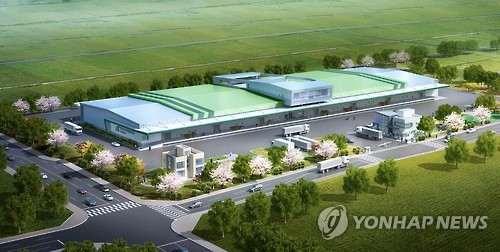 호남권 농산물 비축기지 조감도